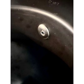 HARMONY ZWART NO-RIM OPHANG WC MET EEN GEÏNTEGREERDE KOUD WATER KRAAN