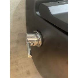 HARMONY ZWART NO-RIM OPHANG WC MET EEN GEÏNTEGREERDE KOUD WATER KRAAN